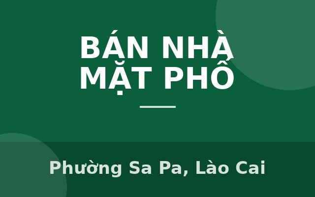 Chỉ từ 5 tỷ 7 sở hữu 1 căn 100m2 tại KĐT Tây Bắc đầu tiên Sapa - Sổ lâu dài - Có HTLS, Phường Sa Pa, Lào Cai
