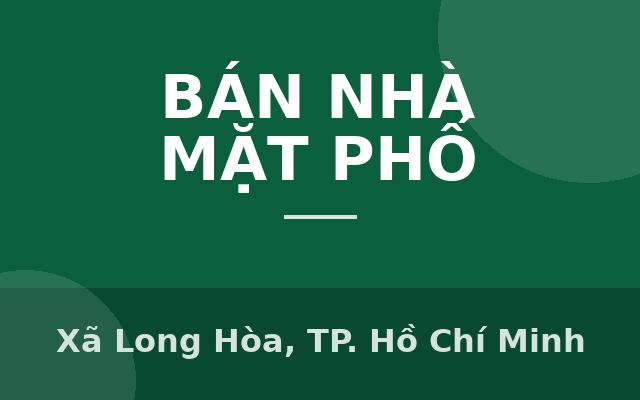CHỈ CÒN 6 SUẤT NGOẠI GIAO CUỐI CÙNG – VINHOMES CẦN GIỜ, Xã Long Hòa, Thành phố Hồ Chí Minh