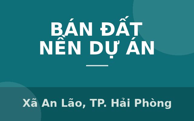 Đất tại an lão hải phòng chỉ với 1tỷ/1 lô, Xã An Lão, Thành phố Hải Phòng