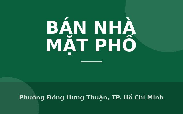 NHÀ ĐẸP-4TẦNG HẺM XE TẢI NGANG 4.3*11M NGUYÊN VĂN QUÁ, Phường Đông Hưng Thuận, Thành phố Hồ Chí Minh