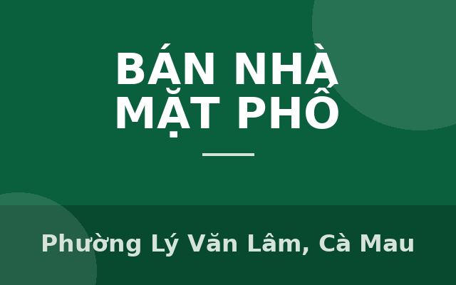 BÁN NHÀ TRỌ: 1 KIOT; 5PHÒNG TẠI CÀ MAU, 150M2, SHR CHỈ 2TỶ TL. LH:0986616001., Phường Lý Văn Lâm, Cà Mau