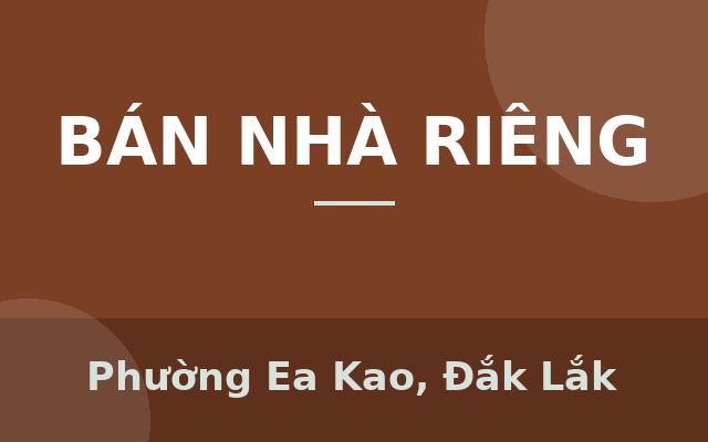 CẦN BÁN NHÀ HẺM YMONL ,GIÁ TỐT TẠI BUÔN MA THUỘT, ĐẮK LẮK, Phường Ea Kao, Đắk Lắk