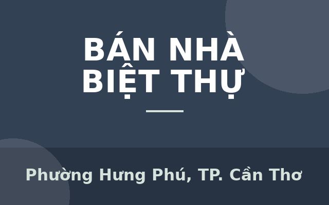 BÁN NHÀ LẦU HOÀN CÔNG ĐƯỜNG 44 GẦN BÁCH HOÁ XANH VÀ CHỢ 586- KDC 586., Phường Hưng Phú, Thành phố Cần Thơ
