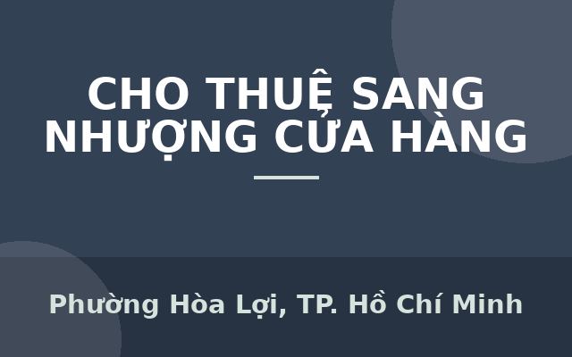 Cho thuê 9.000m2 Đất đẹp kế Thành Phố Mới Bình Dương, Phường Hòa Lợi, Thành phố Hồ Chí Minh