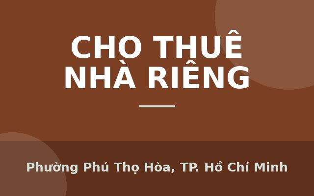 BÁN NHÀ CÔNG CHỨC CHUYỂN NHÀ TO VƯỜN LÀI HẺM XH, 70M, GIÁ CHỈ NHỈNH 7 TỶ ., Phường Phú Thọ Hòa, Thành phố Hồ Chí Minh