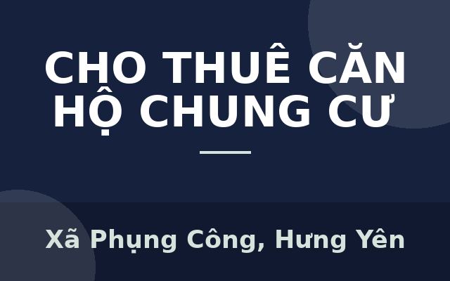 Chính chủ cho thuê căn hộ chung cư Westbay Ecopark, Xã Phụng Công, Hưng Yên
