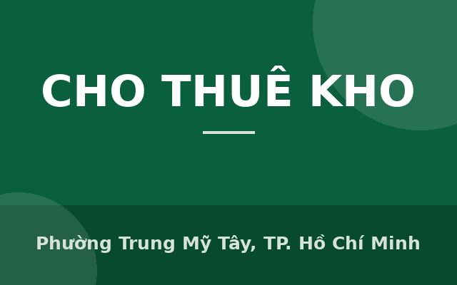 Cho Thuê Xưởng 350m Giá Chỉ 18tr/tháng QL1A Trung Mỹ Tây Quận 12 Đường Xe Tải 10 Tấn, Phường Trung Mỹ Tây, Thành phố Hồ Chí…