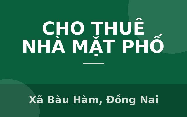 Hacktivis1337, Xã Bàu Hàm, Đồng Nai