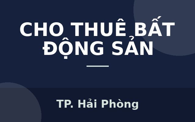 BÁN SHOPHOUSE LIỀN KỀ “Đầu tư Shophouse Quý Tộc – Kết nối tinh hoa thương mại, Thành phố Hải Phòng