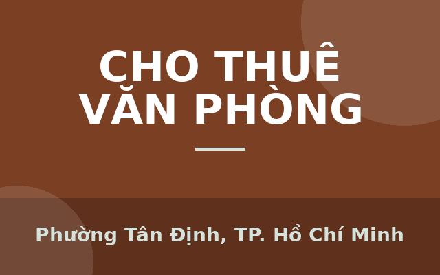 Văn phòng cho thuê tại Tòa nhà IMC Tower - Quận 1, Phường Tân Định, Thành phố Hồ Chí Minh
