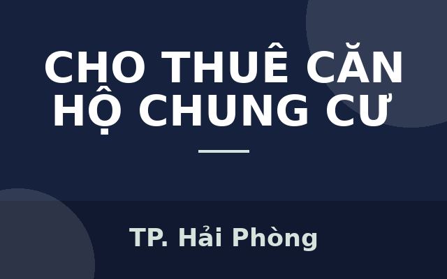 Cho Thuê Căn Hộ Chung Cư The Minato Residence Giá Tốt, Thành phố Hải Phòng