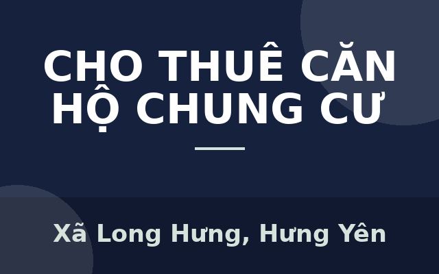 CHÍNH CHỦ CHO THUÊ CĂN HỘ SIÊU ĐẸP TẠI SOLFOREST ECOPARK, Xã Long Hưng, Hưng Yên