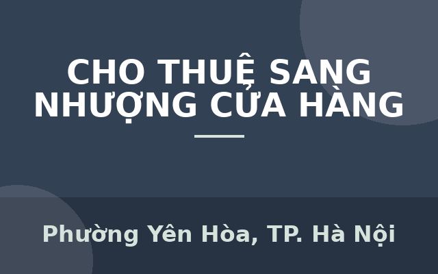 có mặt bằng Tầng 1 cần cho thuê tại Khu Yên Hòa (Trung Kính đường đôi) - Cầu Giấy - Hà Nội., Phường Yên Hòa, Thành phố Hà Nội
