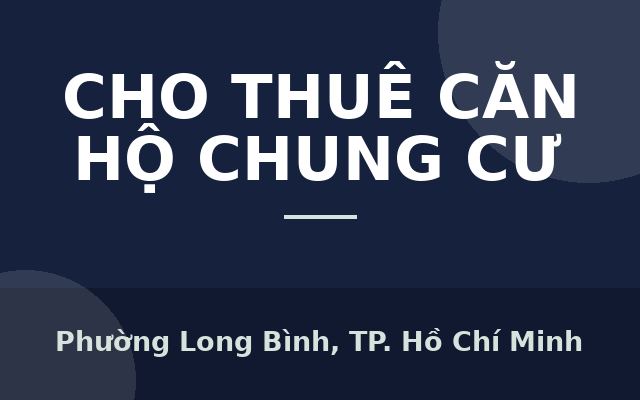 OS1.04.08, Phường Long Bình, Thành phố Hồ Chí Minh