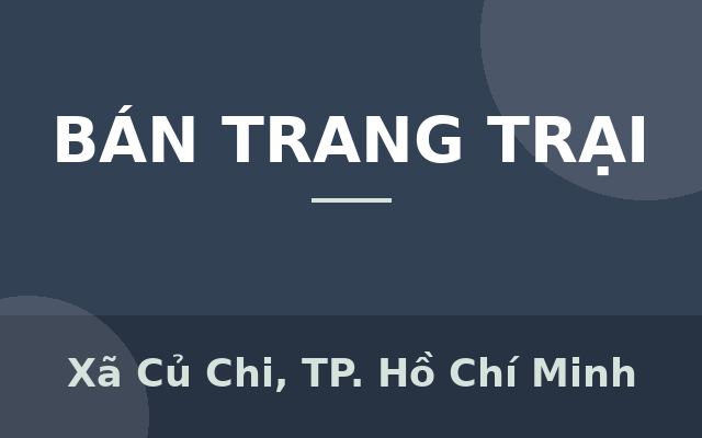 THỊ TRẤN CỦ CHI - 50000m2 ĐẤT Ở CỦA VIN - GIÁP DỰ ÁN SAFARI THẢO ĐIỀN - KHU TÁI ĐỊNH CƯ - CẦN TIỀN - BÁN RẺ CHỈ 145 TỶ, Xã…