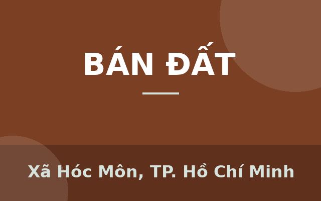 Bán đất mặt tiền 10x60m giá 13 tỷ TL Thới Tam Thôn 17, Hóc Môn., Xã Hóc Môn, Thành phố Hồ Chí Minh