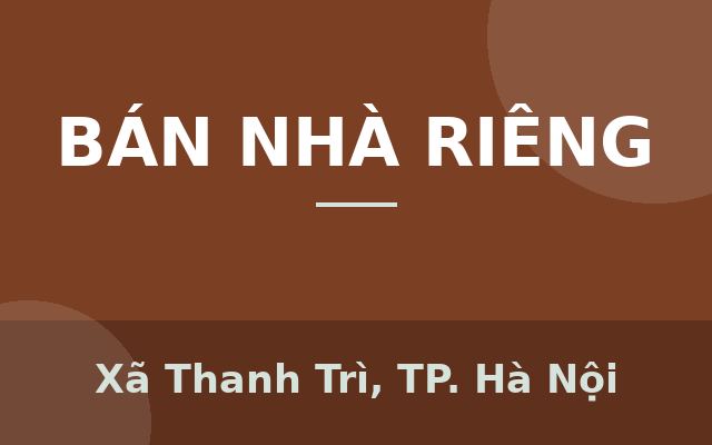 Bán Nhà Trung Tâm Quận Hoàng Mai - Diện Tích 35m2, Giá Chỉ Hơn 5 Tỷ!, Xã Thanh Trì, Thành phố Hà Nội