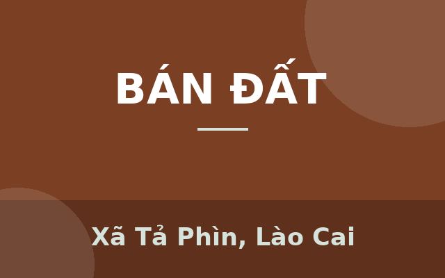 Đất nền full thổ cư rộng 800m tại khu du lịch Sapa cần sang nhượng gấp giá cực ưu đãi., Xã Tả Phìn, Lào Cai