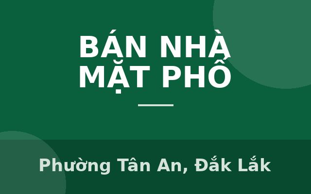 Bán nhà mặt tiền Hà Huy Tập Buôn Ma Thuột, Phường Tân An, Đắk Lắk