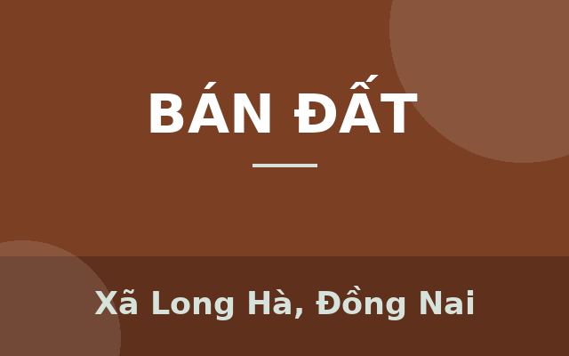 Kẹt tiền cần ra gấp 2 lô đất ngay sát trung tâm chợ, Xã Long Hà, Đồng Nai