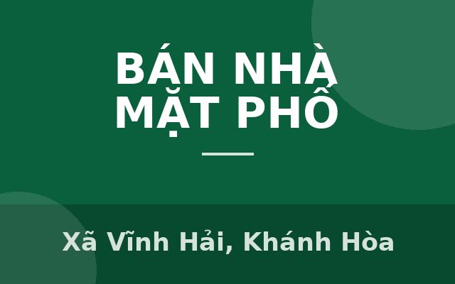 Bán Nhà Cấp 4 Hai Mặt Tiền Đường Dương Vân Nga – Vĩnh Hải, Nha Trang Giá 2,35 Tỷ, Xã Vĩnh Hải, Khánh Hòa