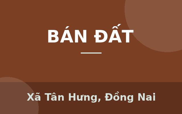 BÁN VƯỜN TRÁI CÂY ĐẤT ĐỒNG NAI 240., Xã Tân Hưng, Đồng Nai