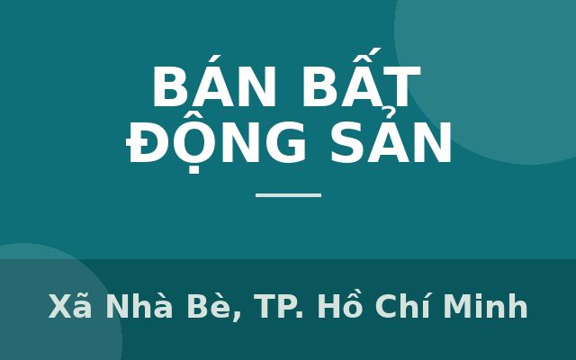 MT HUỲNH TẦN PHÁT NHÀ BÈ 236M2 FULL THỔ CHỈ 19 TỶ SỔ HỒNG RIÊNG ĐANG CHO THUÊ 40TR/TH, Xã Nhà Bè, Thành phố Hồ Chí Minh
