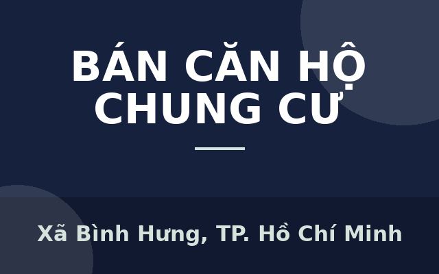 BÁN CĂN HỘ HOÀNG THÁP KDC HIM LAM 6A, BÌNH HƯNG, BÌNH CHÁNH, HCM, Xã Bình Hưng, Thành phố Hồ Chí Minh