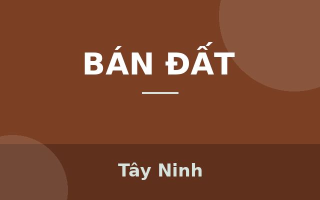 Bán lô đất thổ đường bê tông 4m giá 430 triệu, Tây Ninh
