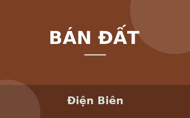 Bán nhà có dãy trọ, Điện Biên