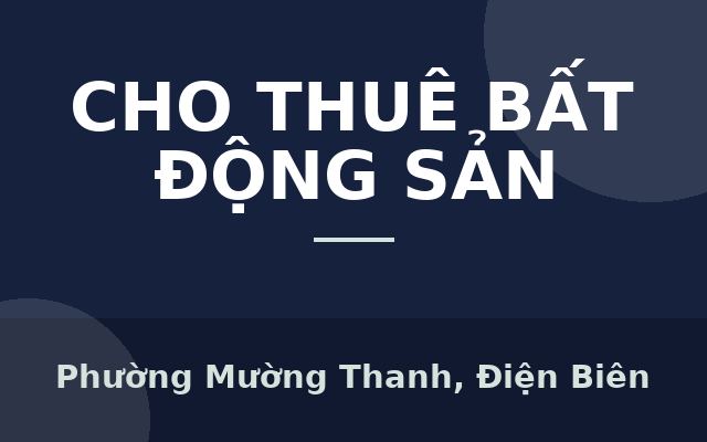Bán đất tổ 14, Phường Mường Thanh, Điện Biên