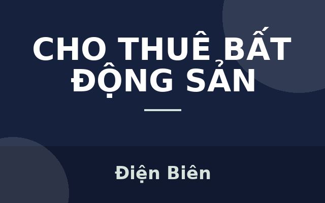 Bán đất xây kho, Điện Biên