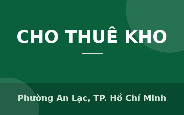 Ông anh cần mua hoặc thuê nhà xưởng diện tích trên 1000m2 giá tốt, ib zl, Phường An Lạc, Thành phố Hồ Chí Minh