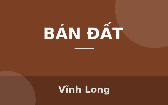 Bán 158,5 Đất Mặt Tiền Đường Trần Văn Khê, Phường 7, Thành Phố Trà Vinh. Dự Kiến Mở Đường Lộ Lớn, Vĩnh Long