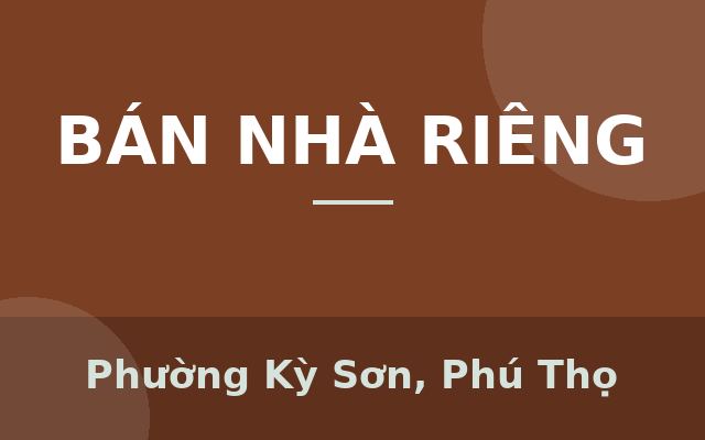 Cần bán gấp nhà mặt đường QL6 Kỳ Sơn, tp Hòa Bình giá 3,5ty, Phường Kỳ Sơn, Phú Thọ