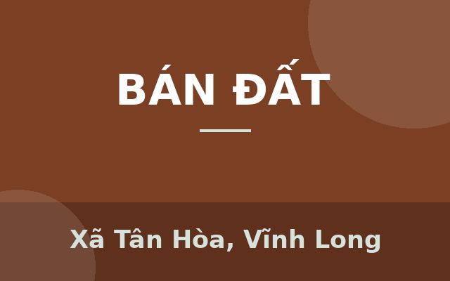 BÁN NHANH nền đất 117,9m² tại xã Trảng Bom, Đồng Nai, chỉ 950 triệu!, Xã Tân Hòa, Vĩnh Long