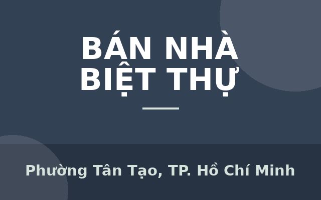 Dự Án HOT Tại Bảo Tân Residence – Nhà Thô Giá Ưu Đãi Cho Nhà Đầu Tư, Phường Tân Tạo, Thành phố Hồ Chí Minh