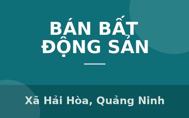 SIÊU ƯU ĐÃI – SỞ HỮU NHÀ VINHOMES MÓNG CÁI, QUẢNG NINH - RINH XE VINFAST, Xã Hải Hòa, Quảng Ninh