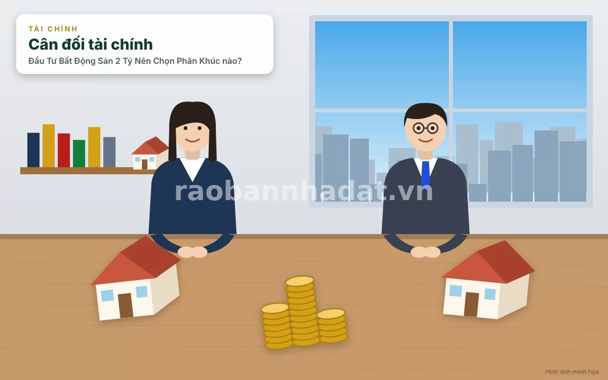 Đầu Tư Bất Động Sản 2 Tỷ Nên Chọn Phân Khúc nào? Cẩm Nang Phân Bổ Dòng Tiền Đỉnh Cao