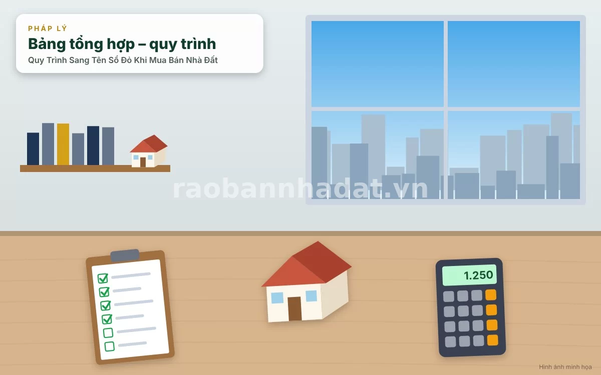 Quy Trình Sang Tên Sổ Đỏ Khi Mua Bán Nhà Đất: Cẩm Nang Chi Tiết Từ A Đến Z