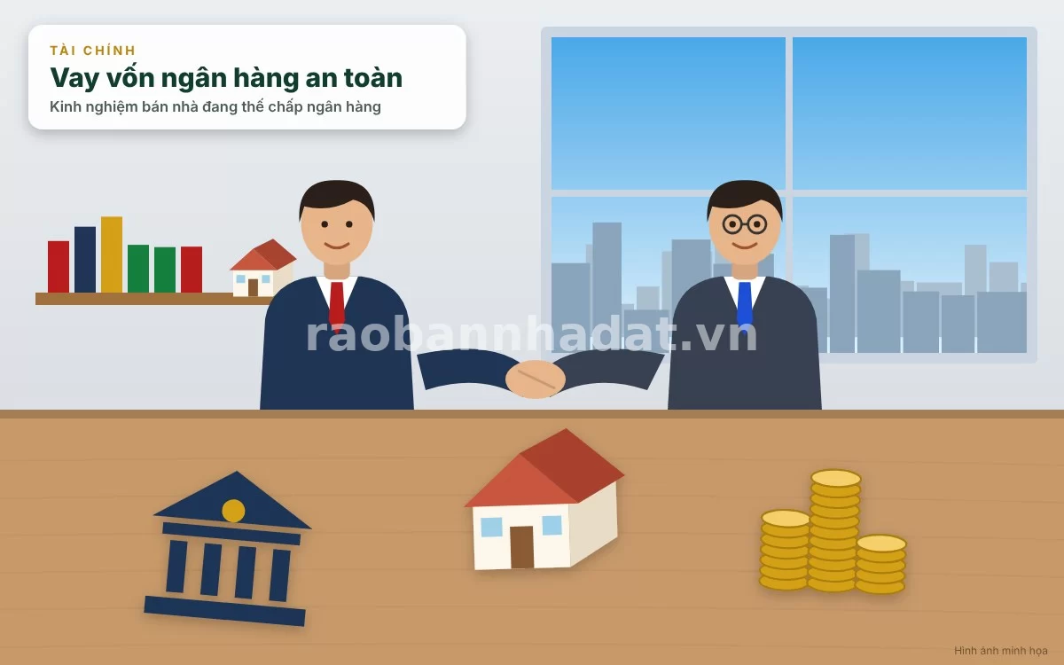 Kinh nghiệm bán nhà đang thế chấp ngân hàng: Quy trình an toàn và hợp pháp