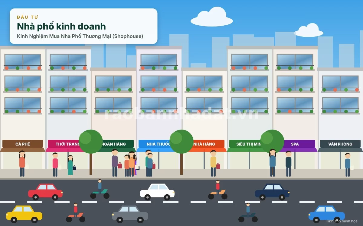Kinh Nghiệm Mua Nhà Phố Thương Mại (Shophouse): Cẩm Nang Đầu Tư Và Kinh Doanh Sinh Lời Bền Vững