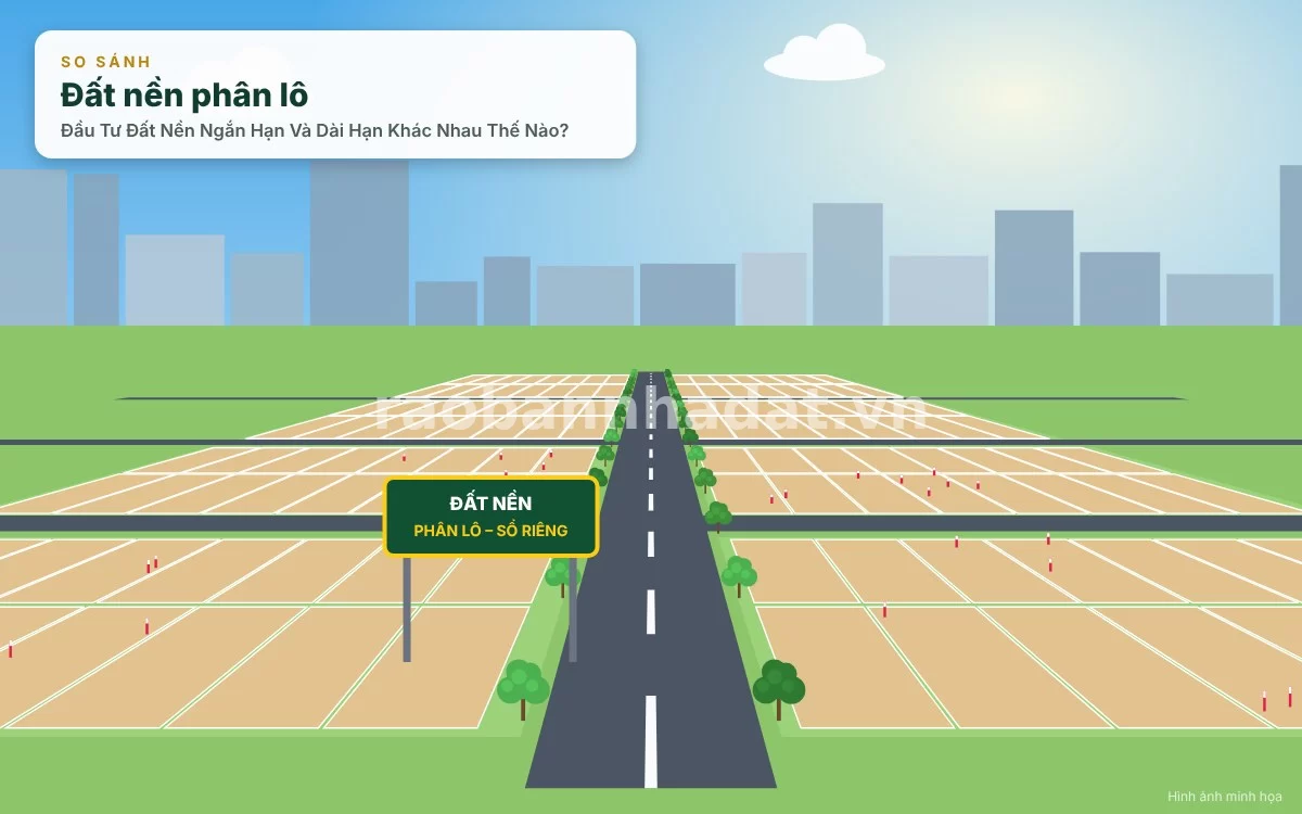 Đầu Tư Đất Nền Ngắn Hạn Và Dài Hạn Khác Nhau Thế Nào? So Sánh Toàn Diện Cho Nhà Đầu Tư