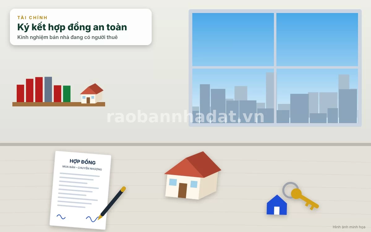 Kinh nghiệm bán nhà đang có người thuê: Bí quyết chuyển nhượng suôn sẻ và giữ dòng tiền