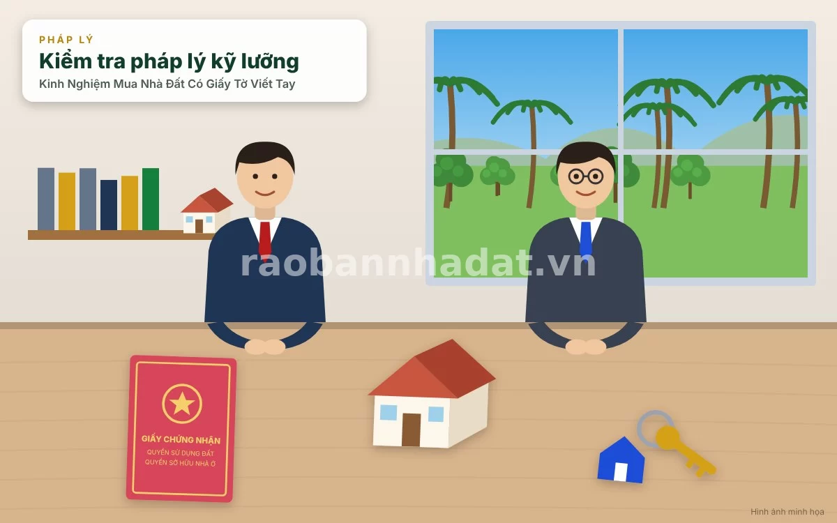 Kinh Nghiệm Mua Nhà Đất Có Giấy Tờ Viết Tay: Rủi Ro Pháp Lý Và Giải Pháp An Toàn