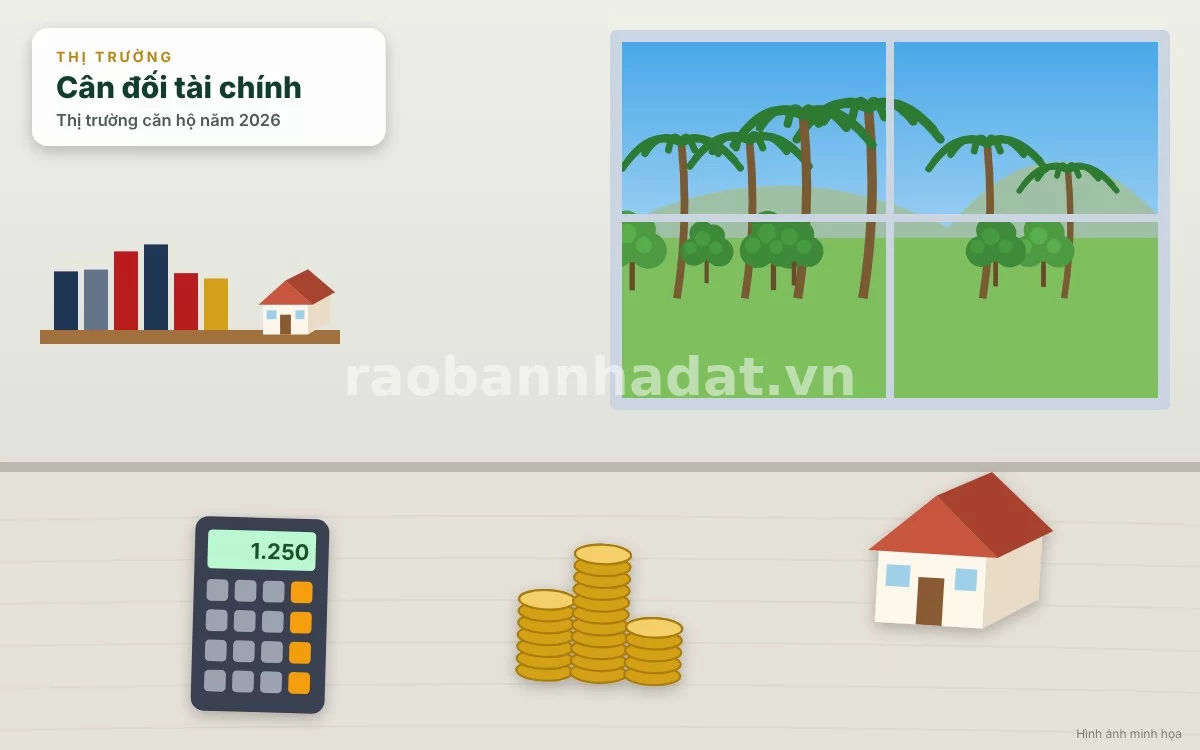 Thị trường căn hộ năm 2026: Giá bán và xu hướng phát triển nổi bật