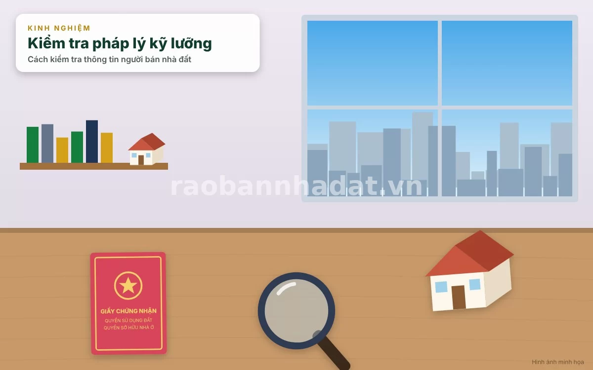 Cách kiểm tra thông tin người bán nhà đất