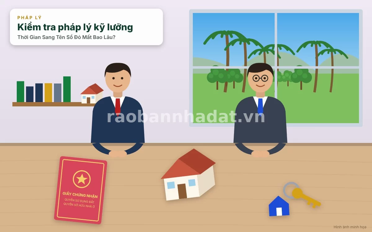 Thời Gian Sang Tên Sổ Đỏ Mất Bao Lâu? Cập Nhật Quy Định Pháp Luật Mới Nhất