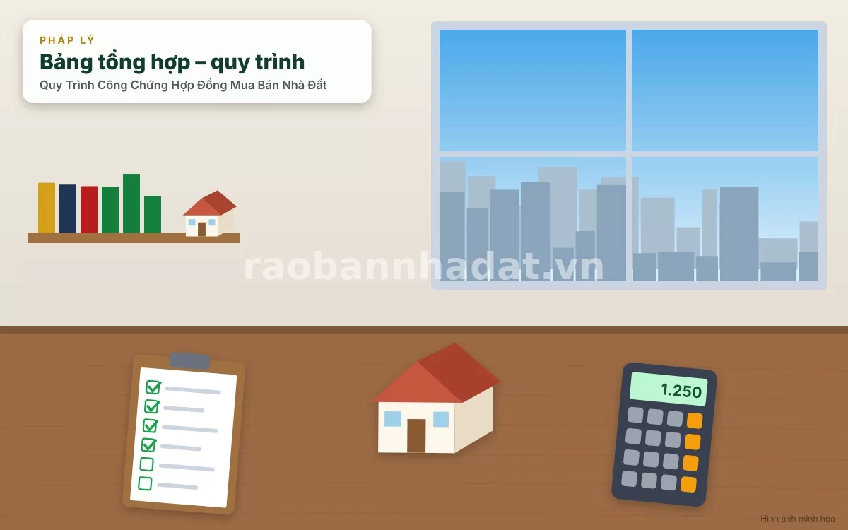 Quy Trình Công Chứng Hợp Đồng Mua Bán Nhà Đất: Cẩm Nang Chi Tiết Từ A Đến Z Cho Người Mua