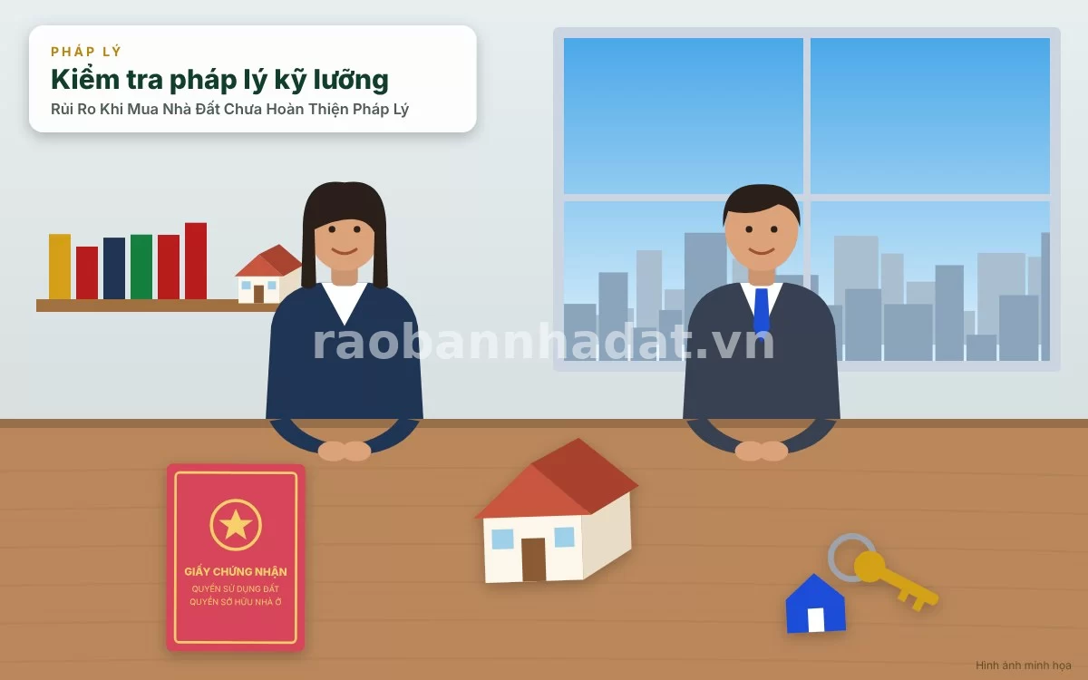 Rủi Ro Khi Mua Nhà Đất Chưa Hoàn Thiện Pháp Lý: Cẩm Nang Bảo Vệ Tài Sản An Toàn Tuyệt Đối